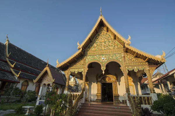 Tailândia Chiang Mai Wat Chiang Man — Fotografia de Stock