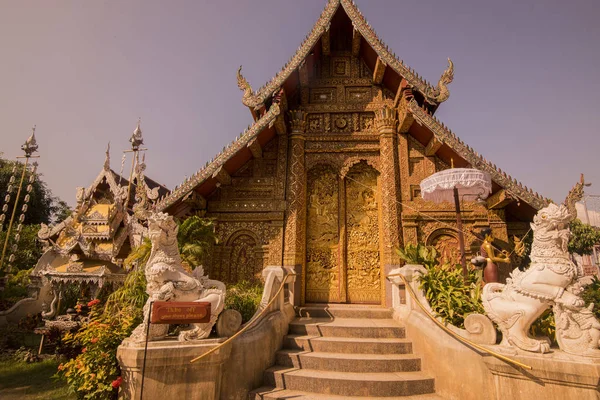 Thaiföld Chiang Mai Wat Mahawan — Stock Fotó