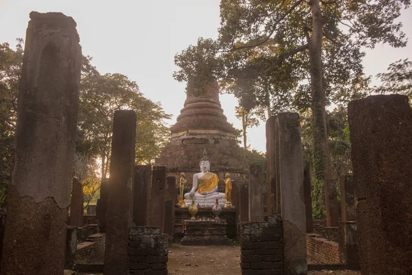 Der Tempel Wat Chang Der Stadt Kamphaeng Phet Der Provinz — Stockfoto