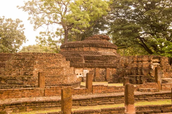 Die Ruinen Des Wat Phra Kaeo Historischen Park Der Stadt — Stockfoto