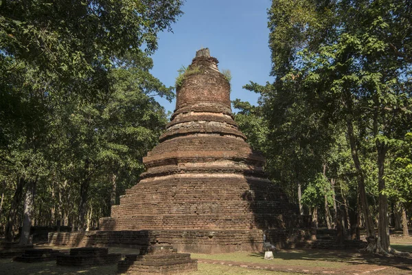 Wat Phra Non Temple Town Kamphaeng Phet Kamphaeng Phet Province — Foto de Stock