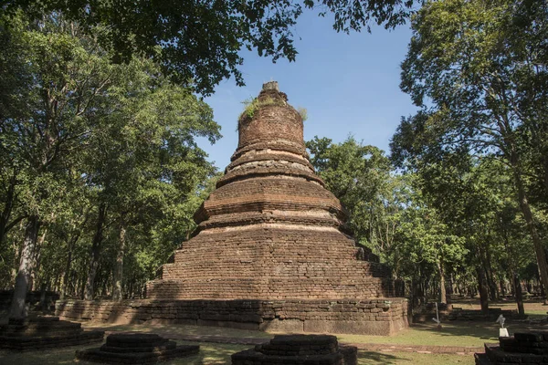 Templo Wat Phra Non Cidade Kamphaeng Phet Província Kamphaeng Phet — Fotografia de Stock