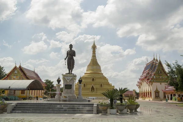 位于泰国北部磅横省磅横省磅横县的Wat Phra Borommathat Chediyaram镇 Thailand Kamphaeng Phet November 2019 — 图库照片