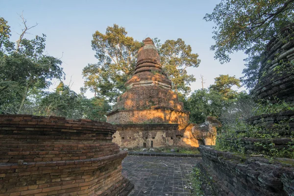 Templo Wat Chang Ciudad Kamphaeng Phet Provincia Kamphaeng Phet Norte — Foto de Stock