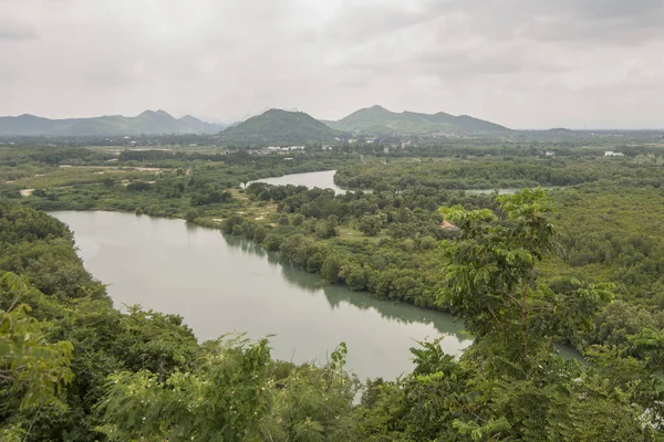 Paesaggio Vista Dal Chao Mae Tubtim Thong Santuario Vicino Alla — Foto Stock