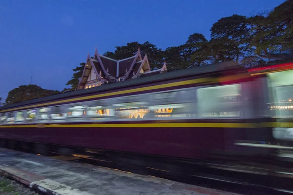位于泰国Prachuap Khiri Khan省华欣镇的华欣旧火车站 2019年11月 — 图库照片