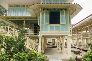 Kral Rama 5 'in Marukhathaiyawan Kraliyet Sarayı Tayland' ın Hua Hin kasabasının kuzeyinde. Tayland, Hua Hin, Kasım 2019