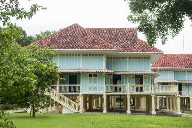 Kral Rama 5 'in Marukhathaiyawan Kraliyet Sarayı Tayland' ın Hua Hin kasabasının kuzeyinde. Tayland, Hua Hin, Kasım 2019