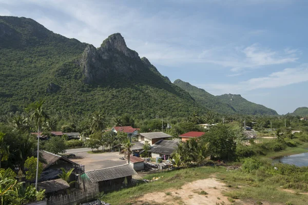 Landscape Sam Roi Yot Nationalpark Town Pranburi Golf Thailand South — Stock Photo, Image