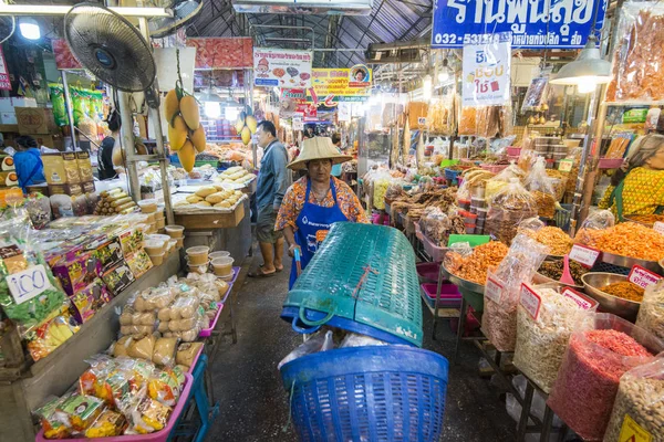 Mercado Alimentos Peixe Mercado Chatsila Cidade Hua Hin Tailândia Tailândia — Fotografia de Stock