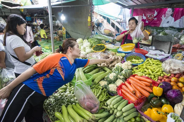 Groentemarkt Van Chatsila Markt Stad Hua Hin Thailand Thailand Hua — Stockfoto