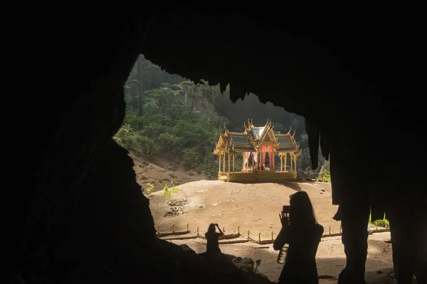 Tham Phraya Nakhon Mağarası Nın Khua Kharuehat Pavilyonu Tayland Güneyindeki — Stok fotoğraf