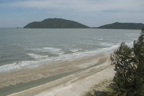 Узбережжя Пляж Лаем Сала Біч Національному Парку Кхао Сем Рой — стокове фото