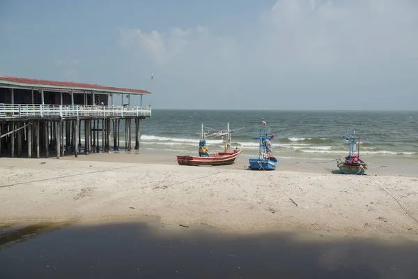 Plage Côte Vieille Ville Hua Hin Dans Province Prachuap Khiri — Photo