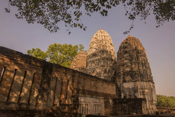 Wat Sawai Temple Historical Park Sukhothai Provinz Sukhothai Thailand Thailand — Stock Photo, Image