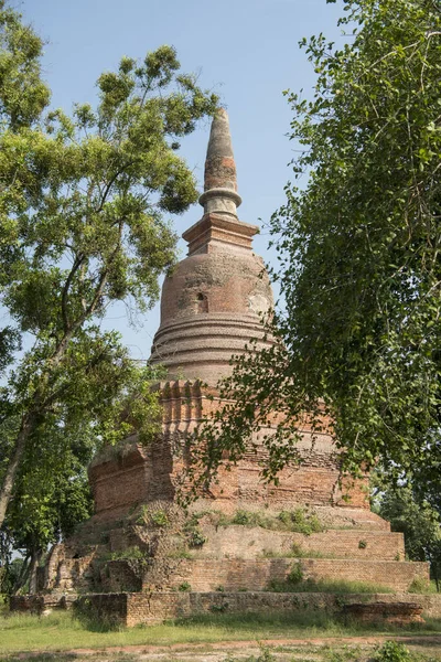 Wat Ton Chan Parque Histórico Sukhothai Provinz Sukhothai Tailândia Tailândia — Fotografia de Stock