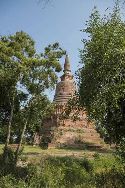 Wat Ton Chan Parku Historycznym Sukhothai Provinz Sukhothai Tajlandii Tajlandia — Zdjęcie stockowe