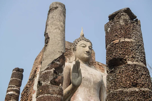 Wat Saphan Hin Parco Storico Sukhothai Nella Provinz Sukhothai Thailandia — Foto Stock