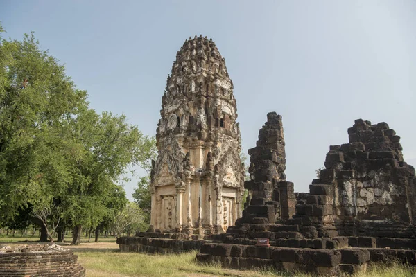 Wat Phra Phai Luang Parque Histórico Sukhothai Provinz Sukhothai Tailândia — Fotografia de Stock