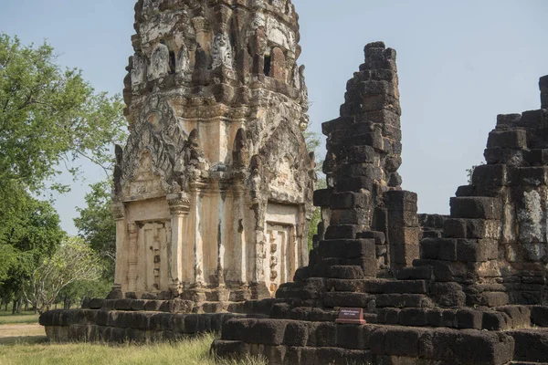 Wat Phra Phai Luang Parque Histórico Sukhothai Provincia Sukhothai Tailandia — Foto de Stock