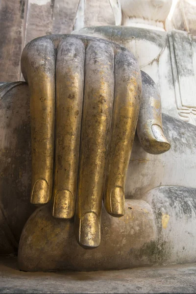 Budda Wat Chum Parku Historycznym Sukhothai Provinz Sukhothai Tajlandii Tajlandia — Zdjęcie stockowe