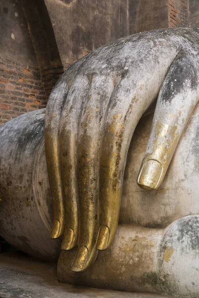 Buddha Wat Chum Parco Storico Sukhothai Nella Provinz Sukhothai Thailandia — Foto Stock