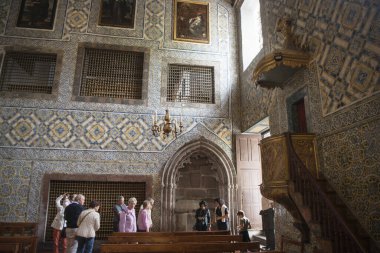 Portekiz 'in Madeira Adası' ndaki Funchal şehrindeki Manastır ve Santa Clara Kongresi 'nin içinde. Portekiz, Madeira, Nisan 2018