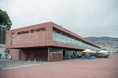 Portekiz 'in Madeira Adası Funchal şehrinde bulunan Pestana Hotel CR7 ve CR7 Müzesi futbol oyuncusu Cristiano Ronaldo bulunmaktadır. Portekiz, Madeira, Nisan 2018