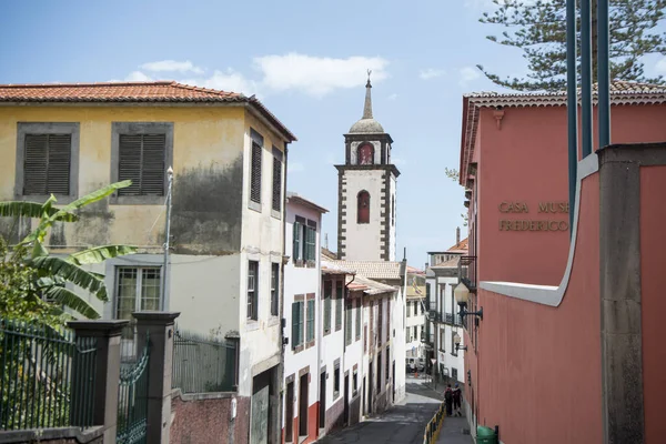 Kyrkan Sao Pedro Funchals Centrum Madeira Portugal Portugal Madeira April — Stockfoto