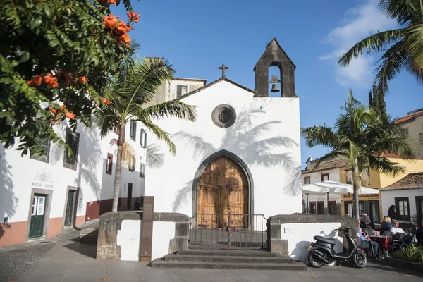 Capela Corpo Santo Centro Histórico Zona Velha Antiga Cidade Funchal — Fotografia de Stock