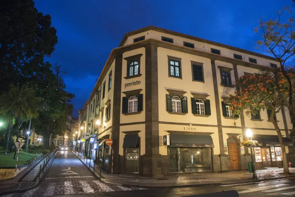 Avenida Arriaga Het Centrum Van Funchal Madeira Portugal Madeira April — Stockfoto