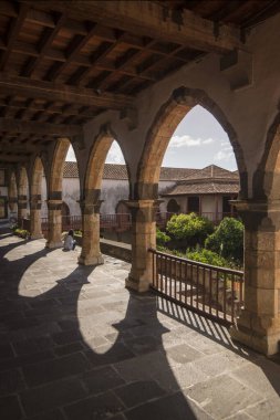 Portekiz 'in Madeira Adası' ndaki Funchal şehrindeki Manastır ve Santa Clara Kongresi 'nin içinde. Portekiz, Madeira, Nisan 2018