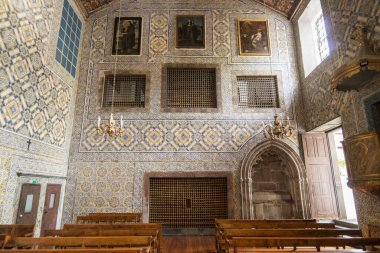 Portekiz 'in Madeira Adası' ndaki Funchal şehrindeki Manastır ve Santa Clara Kongresi 'nin içinde. Portekiz, Madeira, Nisan 2018