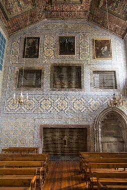 Portekiz 'in Madeira Adası' ndaki Funchal şehrindeki Manastır ve Santa Clara Kongresi 'nin içinde. Portekiz, Madeira, Nisan 2018