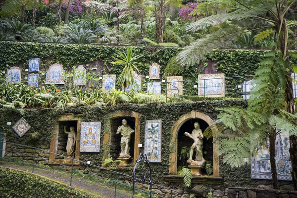 Arte Cultura Nel Jardim Tropical Tropical Garden Nel Centro Della — Foto Stock