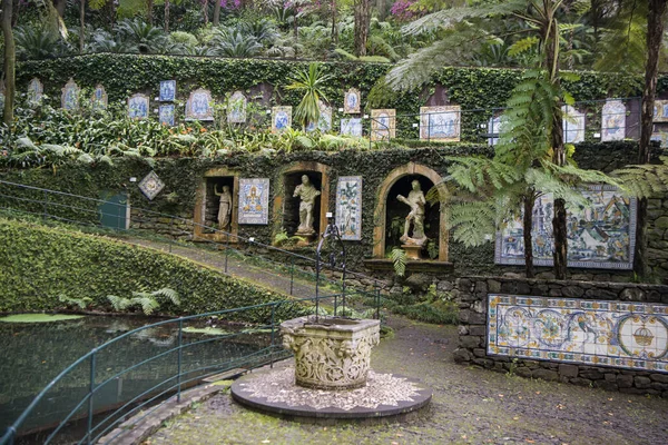Art Culture Jardim Tropical Tropical Garden City Centre Funchal Island — Stock Photo, Image