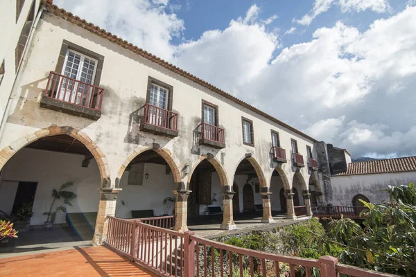 Inne Klostret Och Convento Santa Clara Centrum Funchal Natten Madeira — Stockfoto