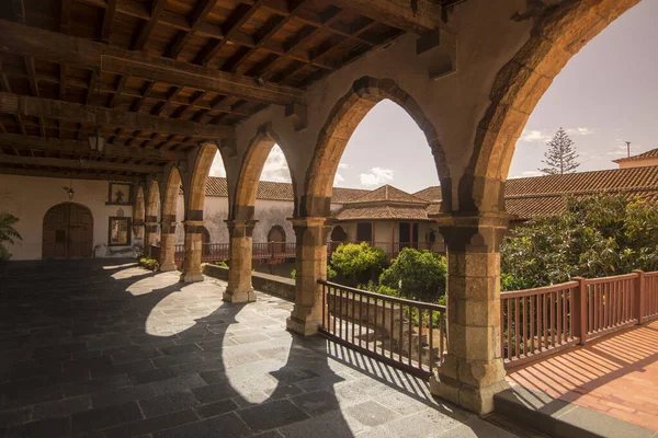 Inne Klostret Och Convento Santa Clara Centrum Funchal Natten Madeira — Stockfoto