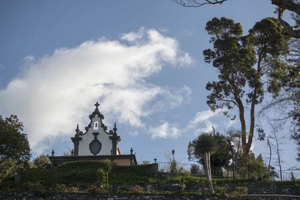 Capilla Babosas Monte Norte Del Centro Ciudad Funchal Isla Madeira — Foto de Stock