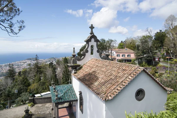 Kaple Babosas Monte Severně Centra Města Funchal Ostrově Madeira Portugalska — Stock fotografie