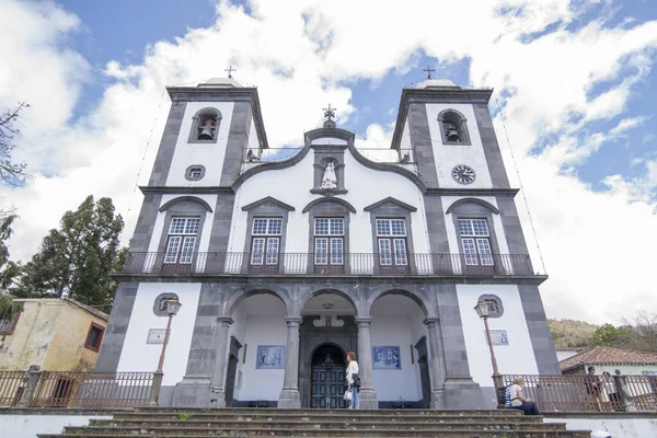 Kostel Nossa Senhora Monte Monte Severně Centra Města Funchal Ostrově — Stock fotografie
