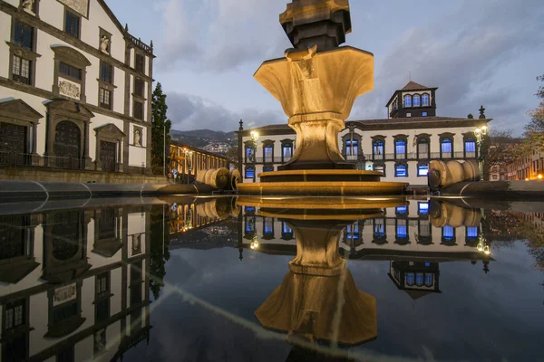 Parca Municipio Funchalin Keskustassa Madeiran Saarella Portugalissa Portugali Madeira Huhtikuu — kuvapankkivalokuva