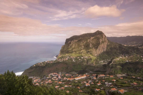 Landscape Town Faial Coast North Madeira Island Madeira Portugal Portugal — Stock Photo, Image