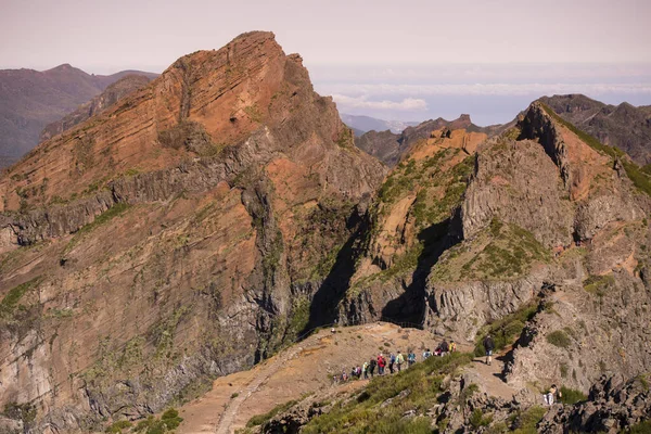 Landskapet Och Bergen Madeiras Nationalpark Centrala Madeira Madeira Portugal Portugal — Stockfoto