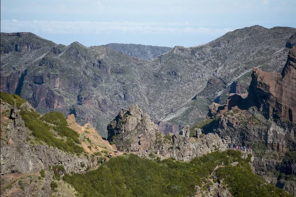Krajina Hory Národního Parku Madeira Centrální Madeiře Ostrově Madeira Portugalsku — Stock fotografie
