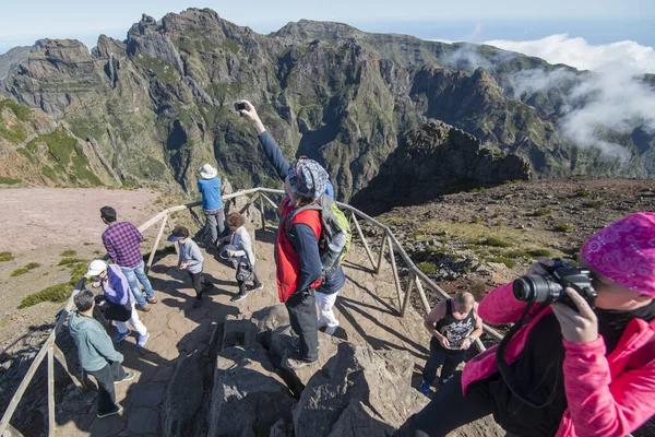 Landskapet Och Bergen Madeiras Nationalpark Centrala Madeira Madeira Portugal Portugal — Stockfoto