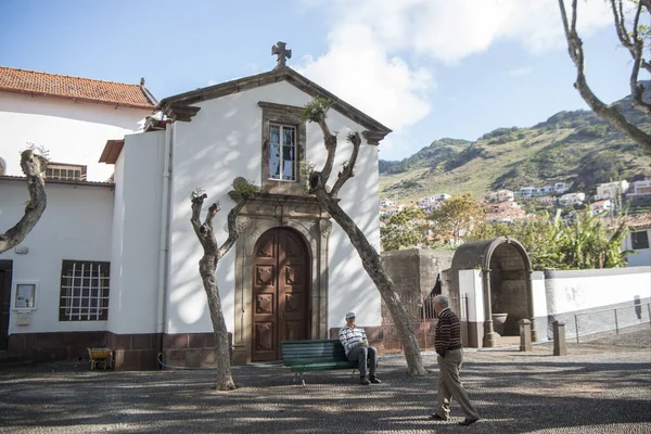 Iglesia Machico Costa Este Madeira Isla Madeira Portugal Portugal Madeira — Foto de Stock