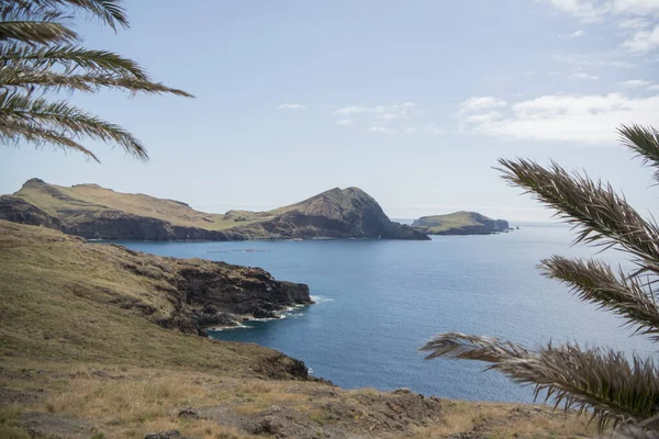 Landskapet Ponta Sao Lourenco Nära Staden Canical Vid Kusten Östra — Stockfoto