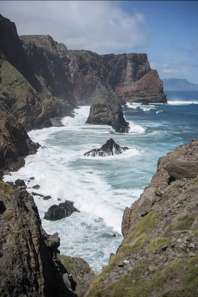 Die Landschaft Der Ponta Sao Lourenco Der Nähe Der Stadt — Stockfoto