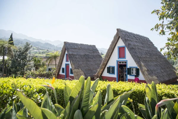 Una Casa Tradicional Santana Casas Colmo Ciudad Santana Norte Isla — Foto de Stock